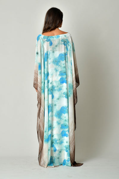 Robe BLEUET imp turquoise