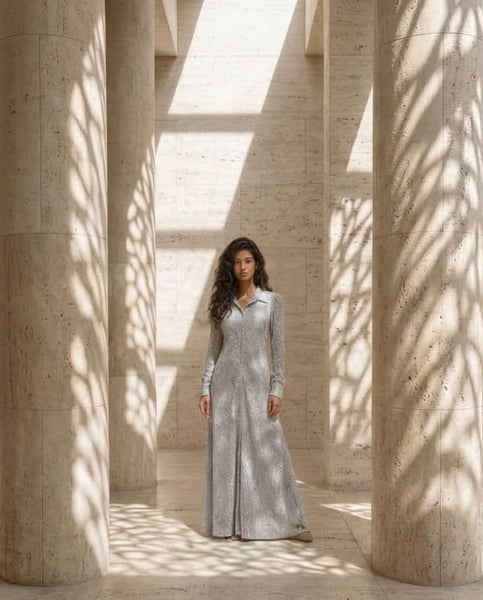 Robe SANTA Argenté