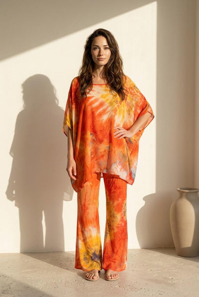 Haut JAVA-Pantalon NELS Imp tie and dye
