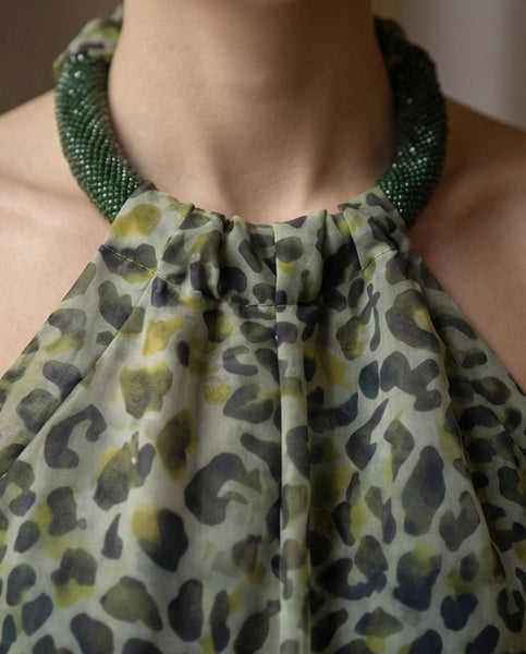 Combinaison JULIA imp leopart vert