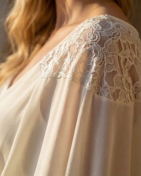 Haut NOAM-Jupe EMILIE écru