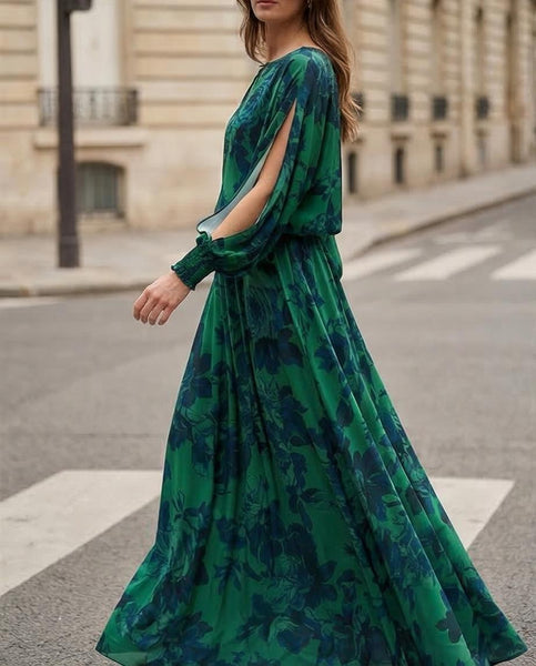 Haut TECHNO-Jupe CLARA Imp vert