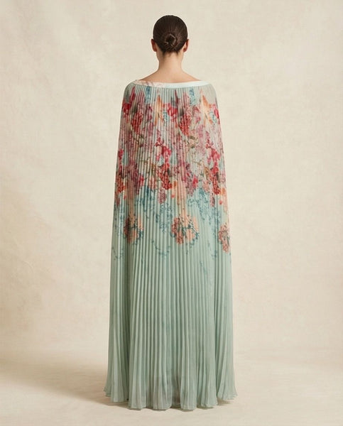 Robe CROISIERE Imp vert d'eau