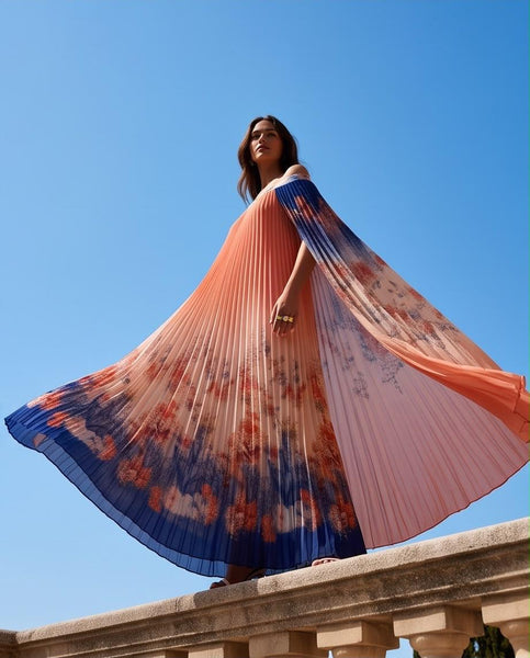 Robe CROISIERE IMP BLEU