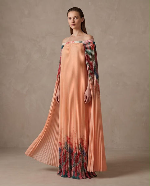 Robe CROISIERE IMP VERT/CORAIL
