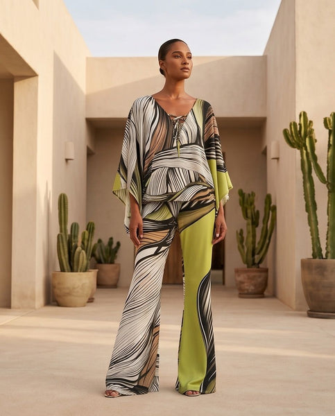 Haut ALAMO-Pantalon NELS IMP VERT