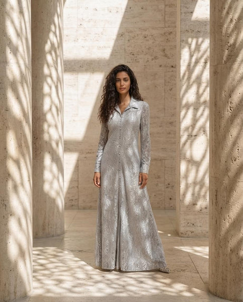 Robe SANTA Argenté