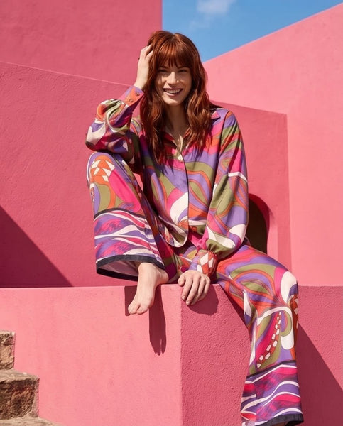 Chemise LISEBETH-Pantalon LILA