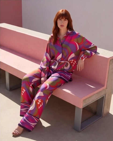 Chemise LISEBETH-Pantalon LILA