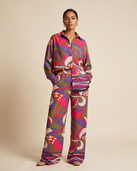 Chemise LISEBETH-Pantalon LILA
