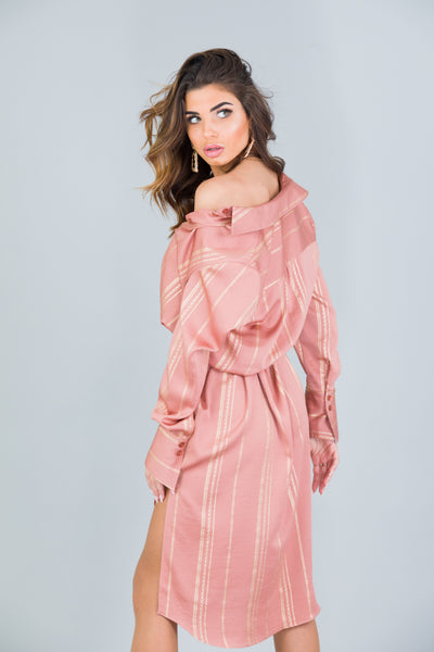 Robe CONFIDENCE - Vieux Rose