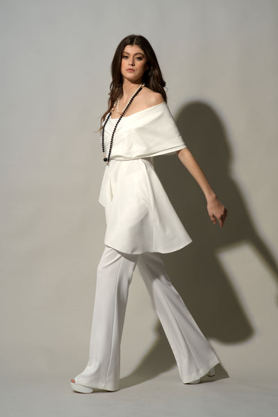 Haut DEBORAH - Pantalon ONYX écru