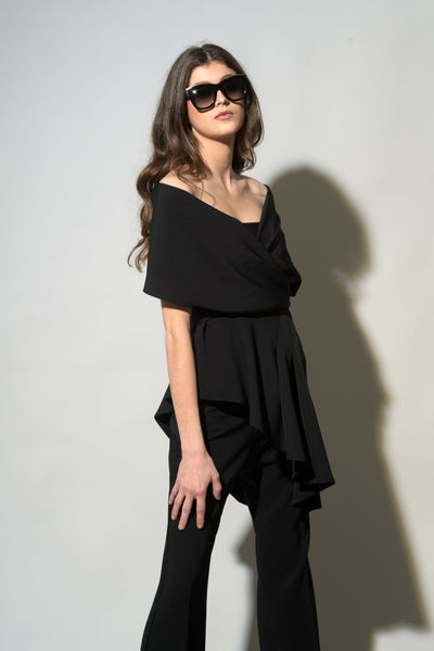 Haut DEBORAH - Pantalon ONYX noir