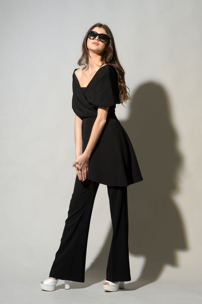 Haut DEBORAH - Pantalon ONYX noir