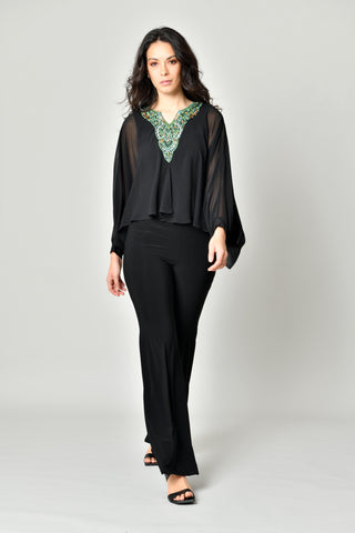 Haut RAFAELO-Pantalon NELS noir